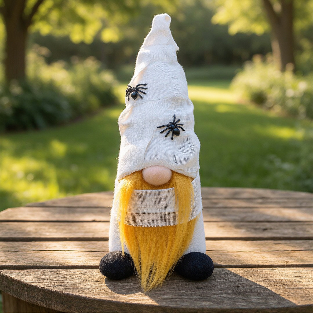 Halloween Bat Wing Gonk Doll | Spooky Tabletop Decor For Party (9 inches)