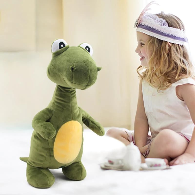 2 in 1 Transforming Dinosaur U Shape Pillow Plush Toy Lightweight Travel Neck Pillow