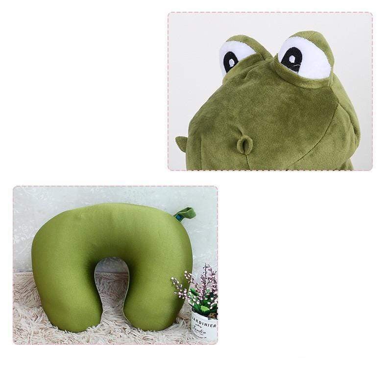 2 in 1 Transforming Dinosaur U Shape Pillow Plush Toy Lightweight Travel Neck Pillow