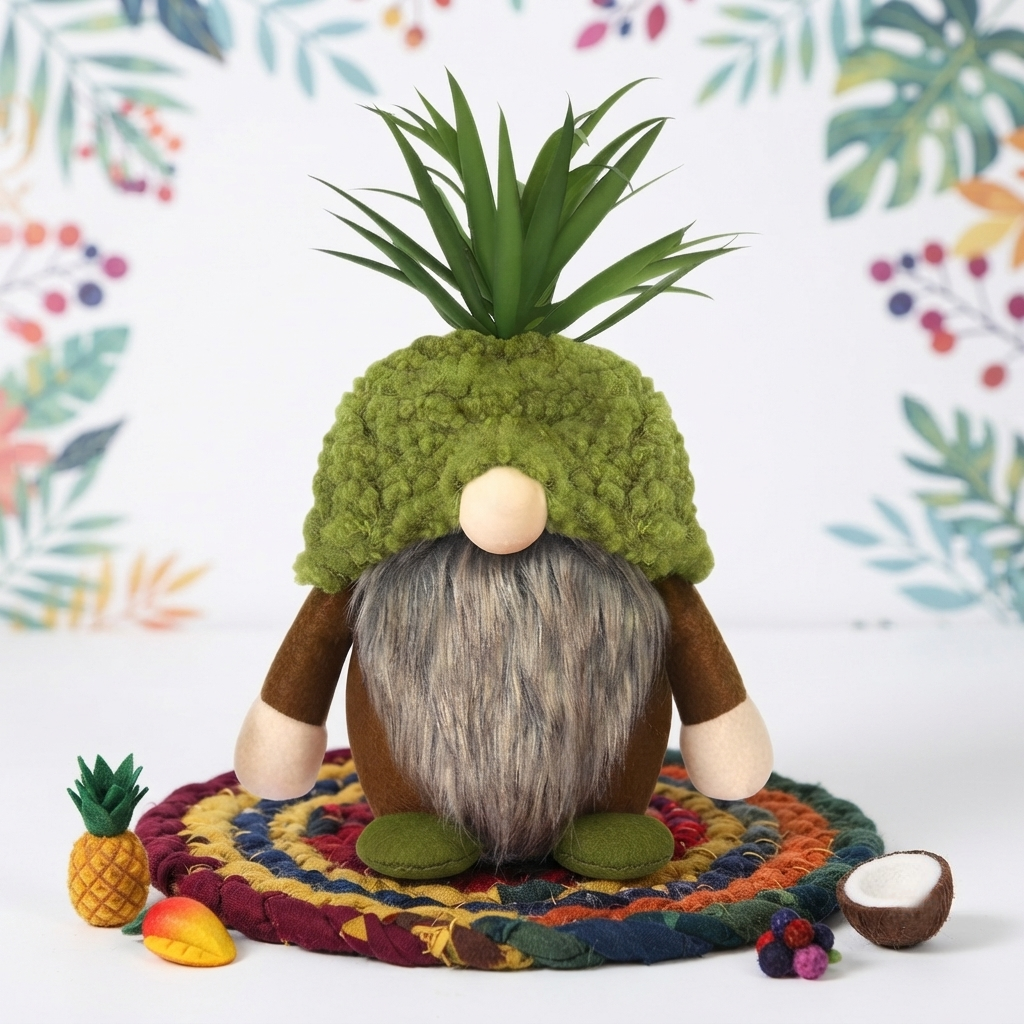 Pineapple-Hat Dwarf (10 inches)