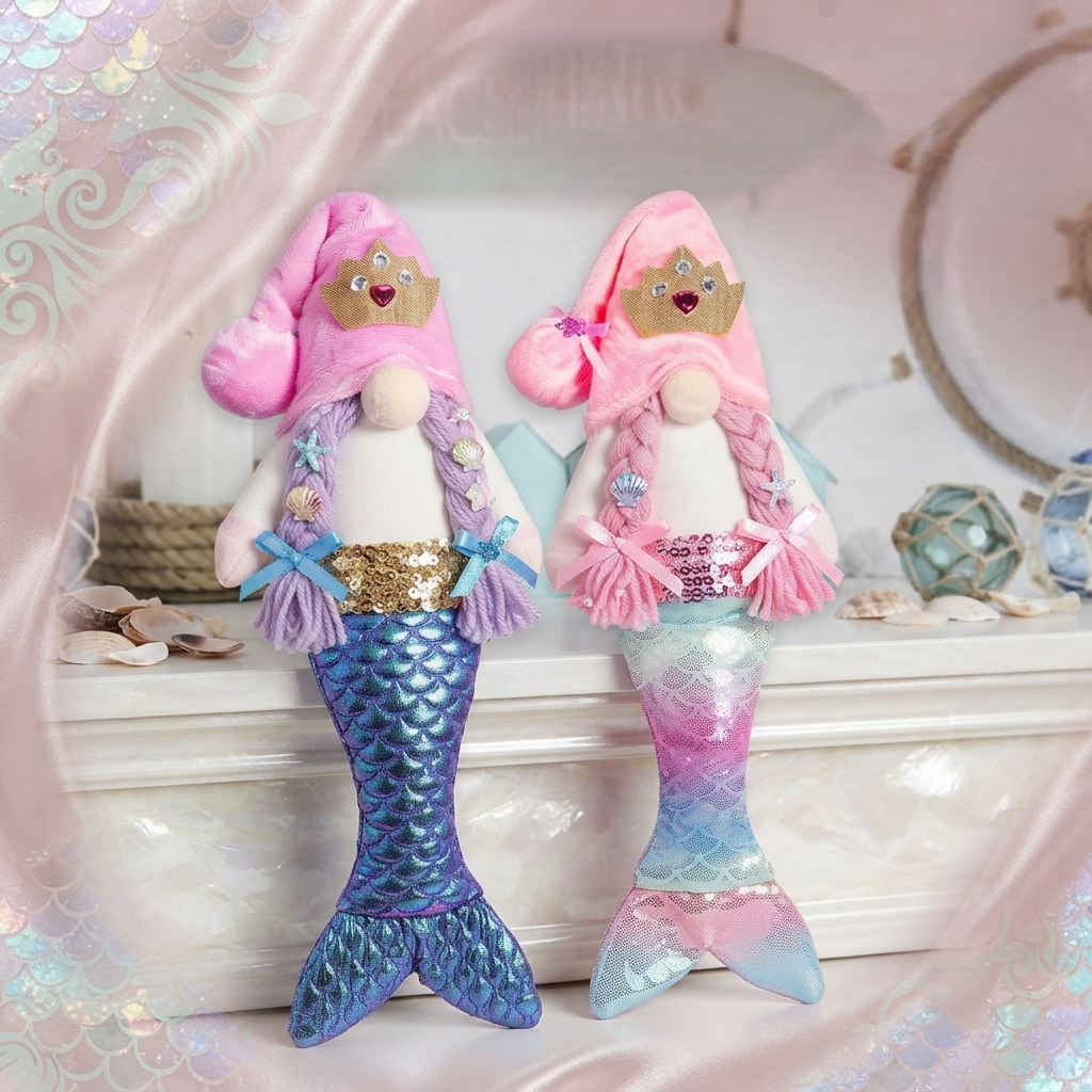 The Mermaid Gnomes (28 inches)