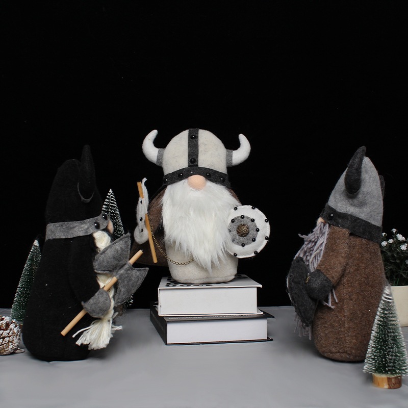Viking Warrior And Gladiator Gnome (14 inches)