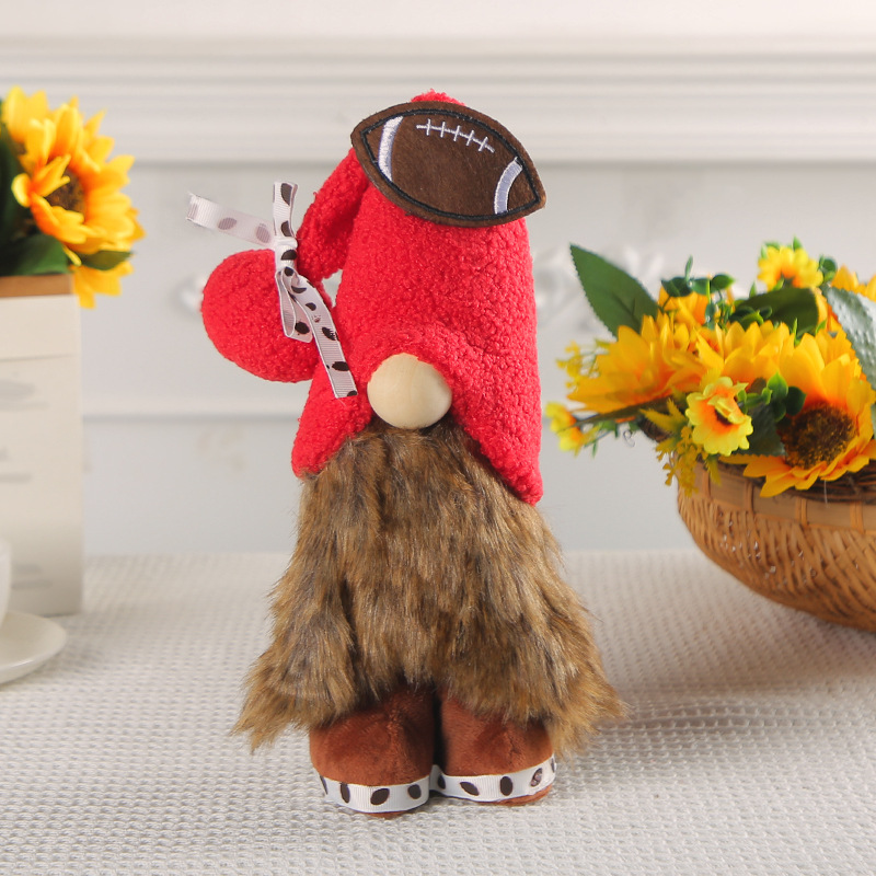 Football Gnome --Tiered Tray Gnome (11 inches)
