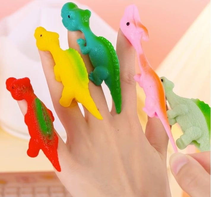 (🌲EARLY CHRISTMAS SALE - 47% OFF) 🎁Slingshot Dinosaur Finger Toys, BUY MORE SAVE MORE🔥