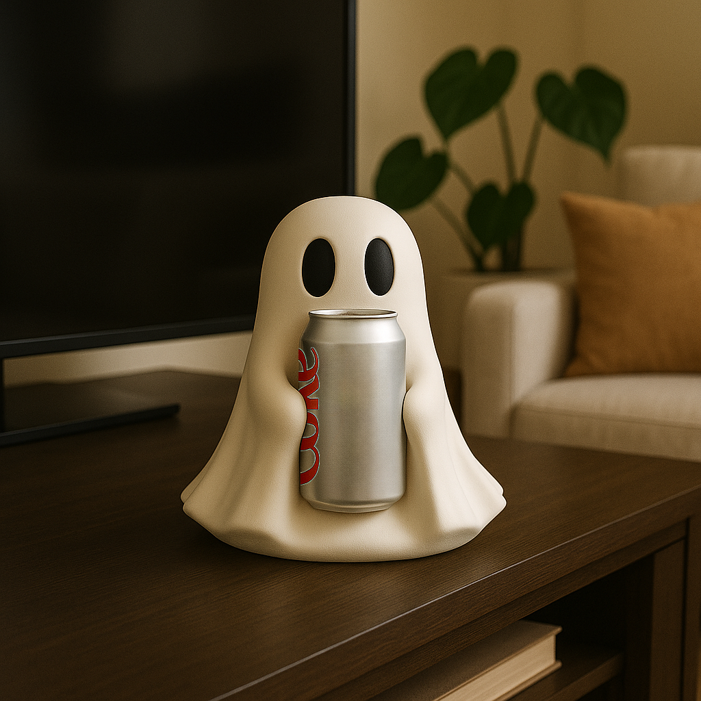 Halloween Soda Can Ghost