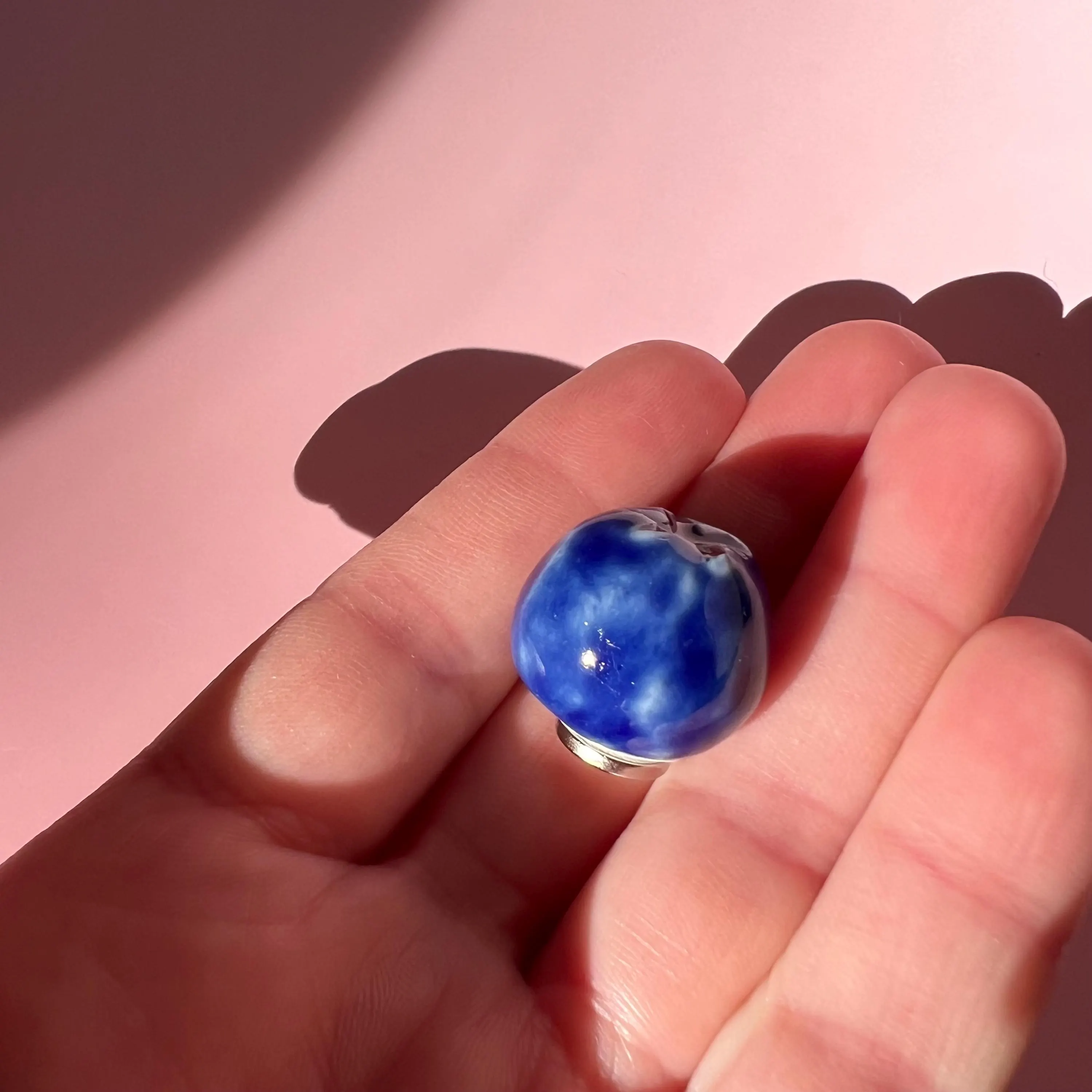 💜Ceramic Blueberry Magnets