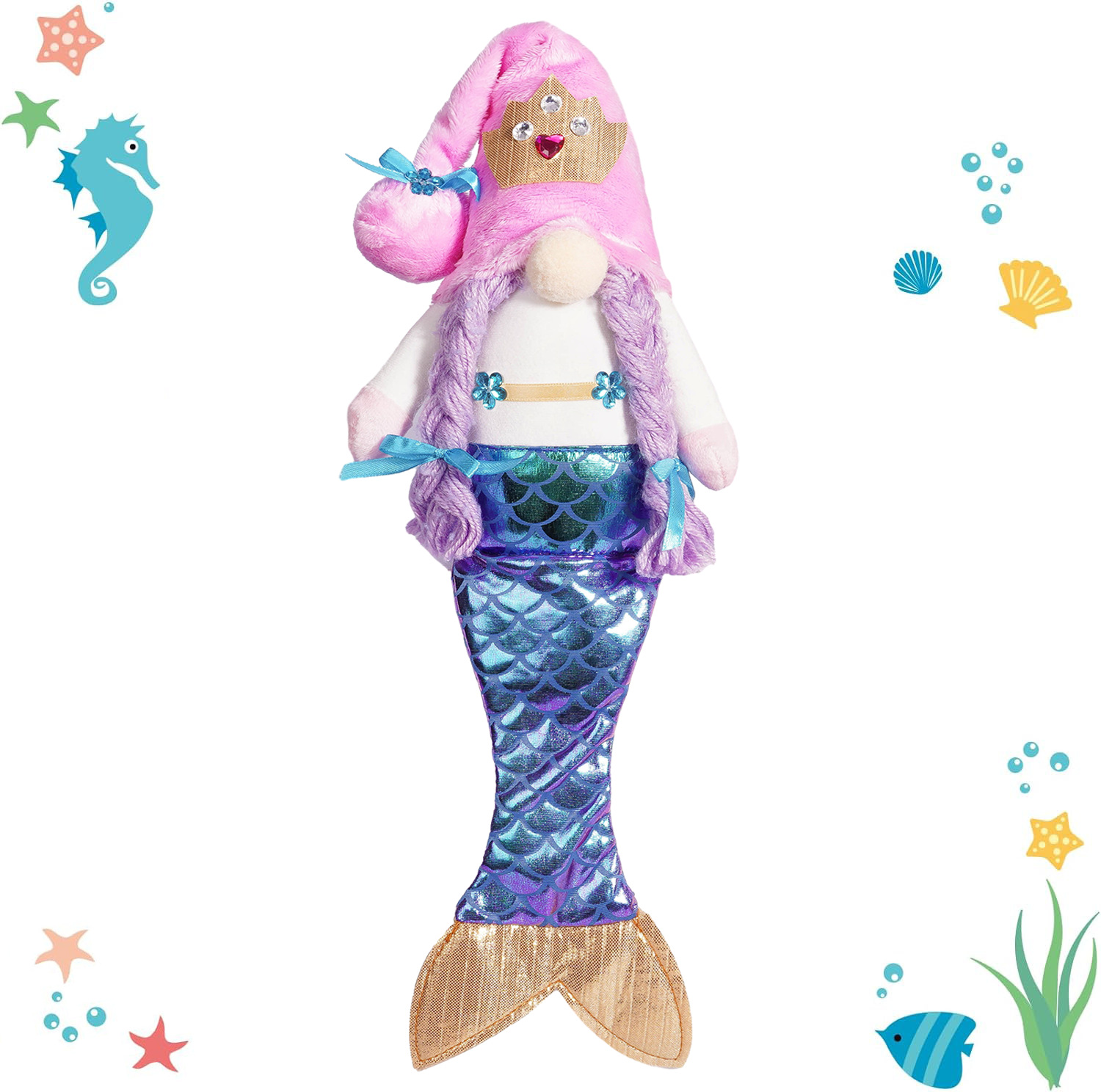 The Mermaid Gnomes (28 inches)