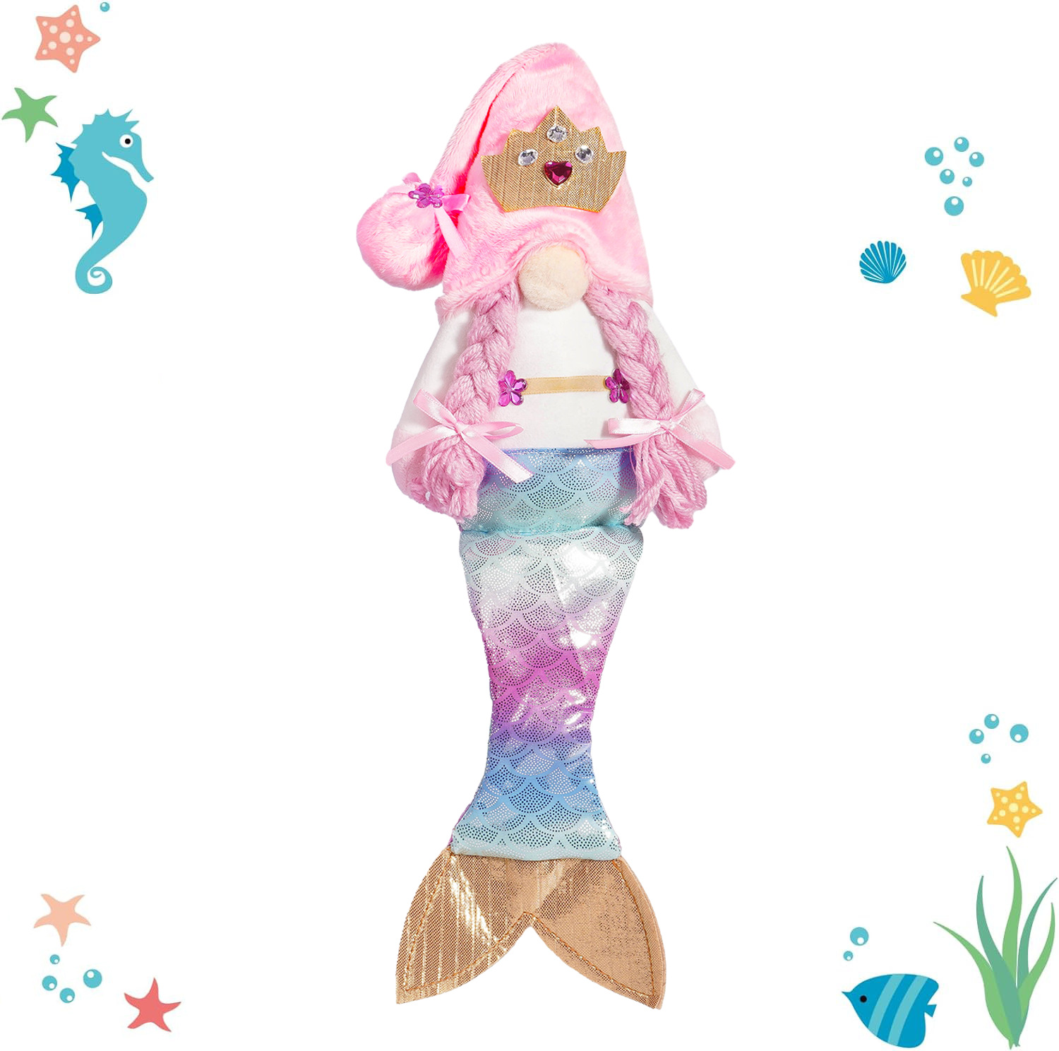 The Mermaid Gnomes (28 inches)