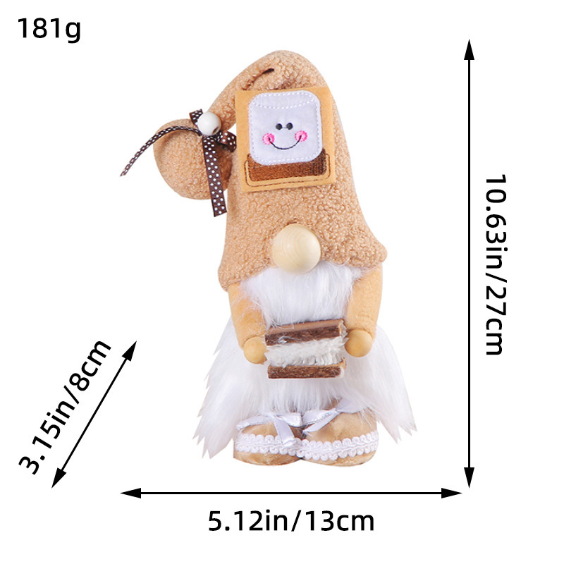 Marshmallow Chocolate Gnome (11 inches)