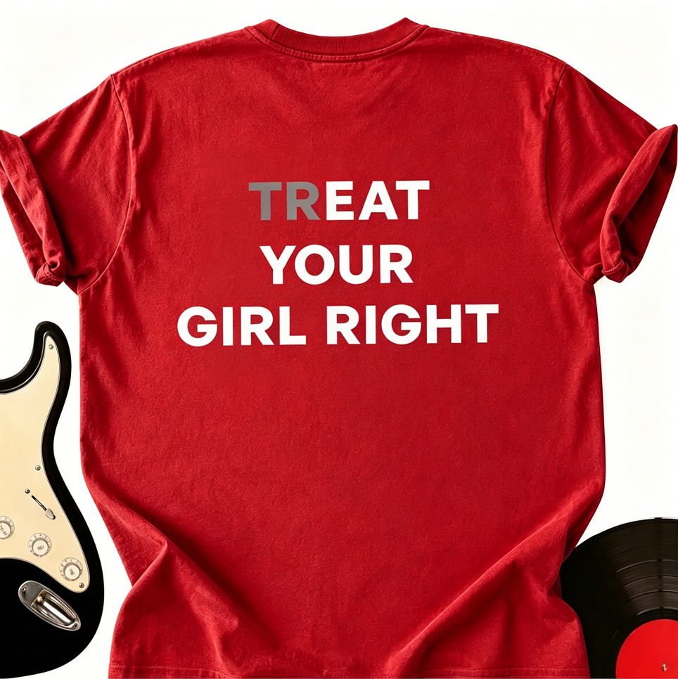 Funny Aesthetic Treat Eat Your Girl Right Streetwear Vintage T-Shirt