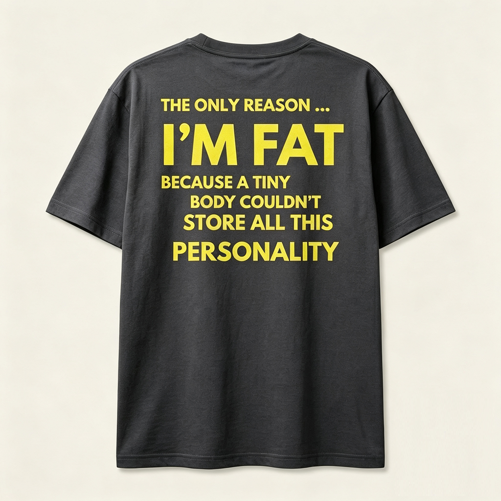 I'm Fat Because Of My Personality T-Shirt