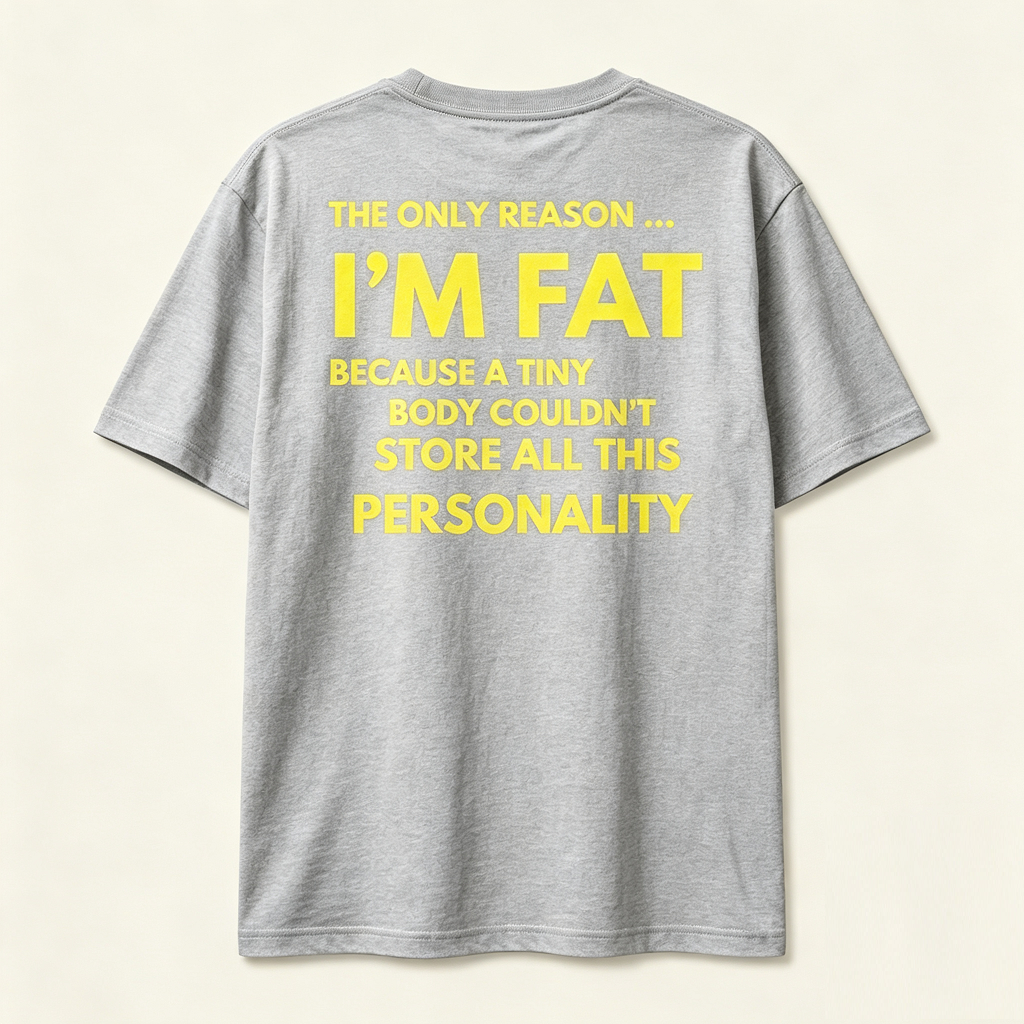 I'm Fat Because Of My Personality T-Shirt