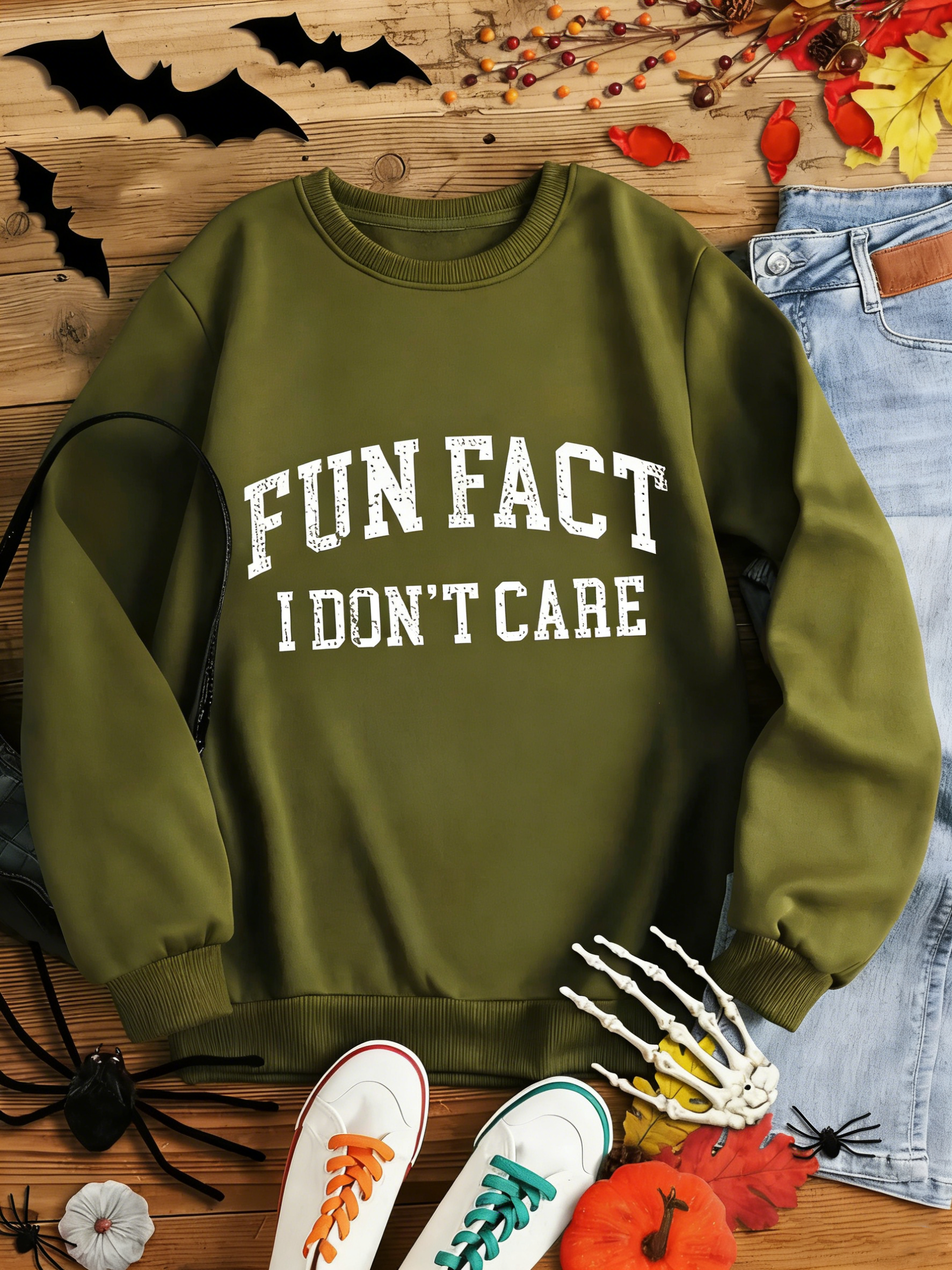 "Fun Fact I Don't Care" T-shirt Sweatshirt