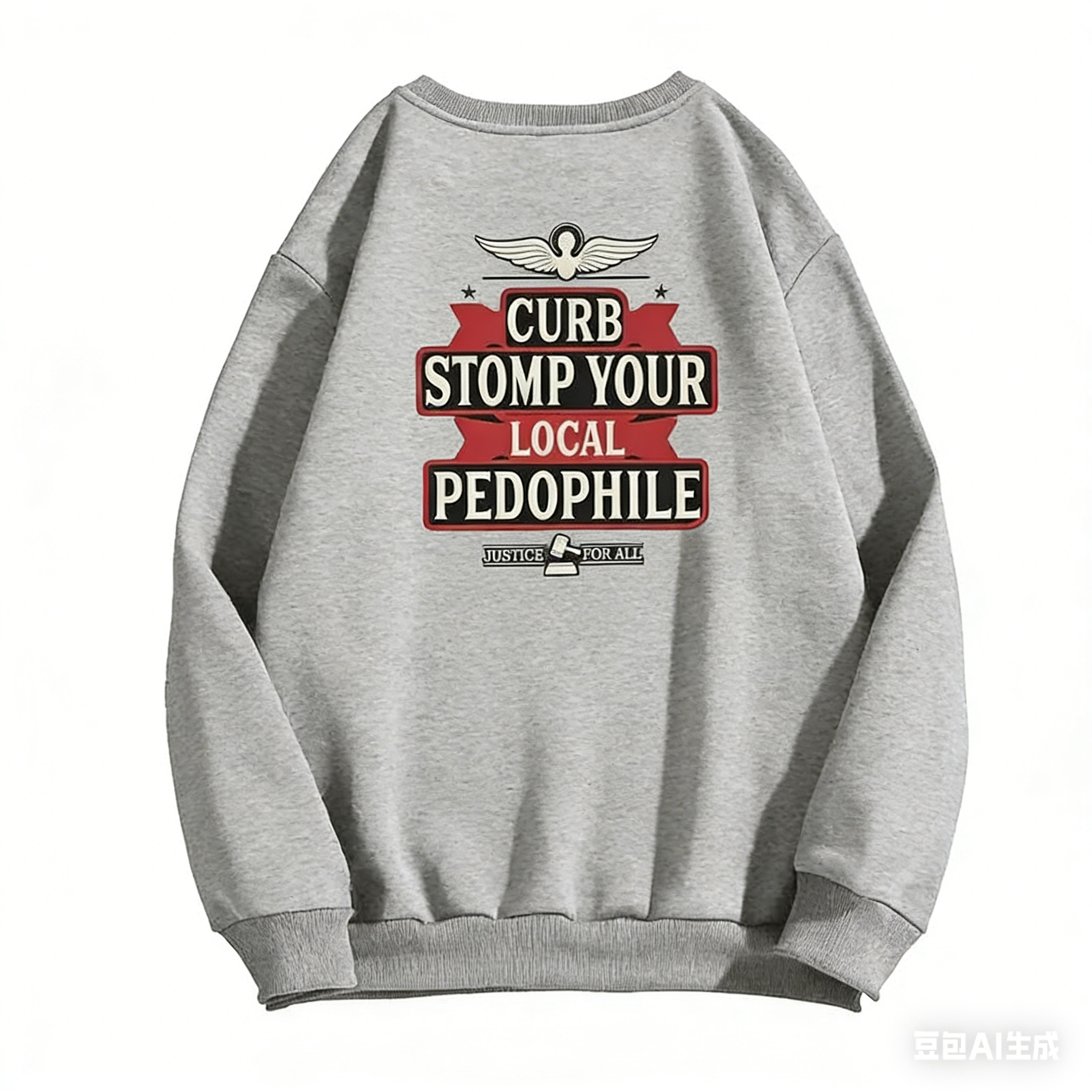 CURB STOMP P3do Printed Men's T-shirt Graphic Sweatshirt/Hoodie , Gift For Him