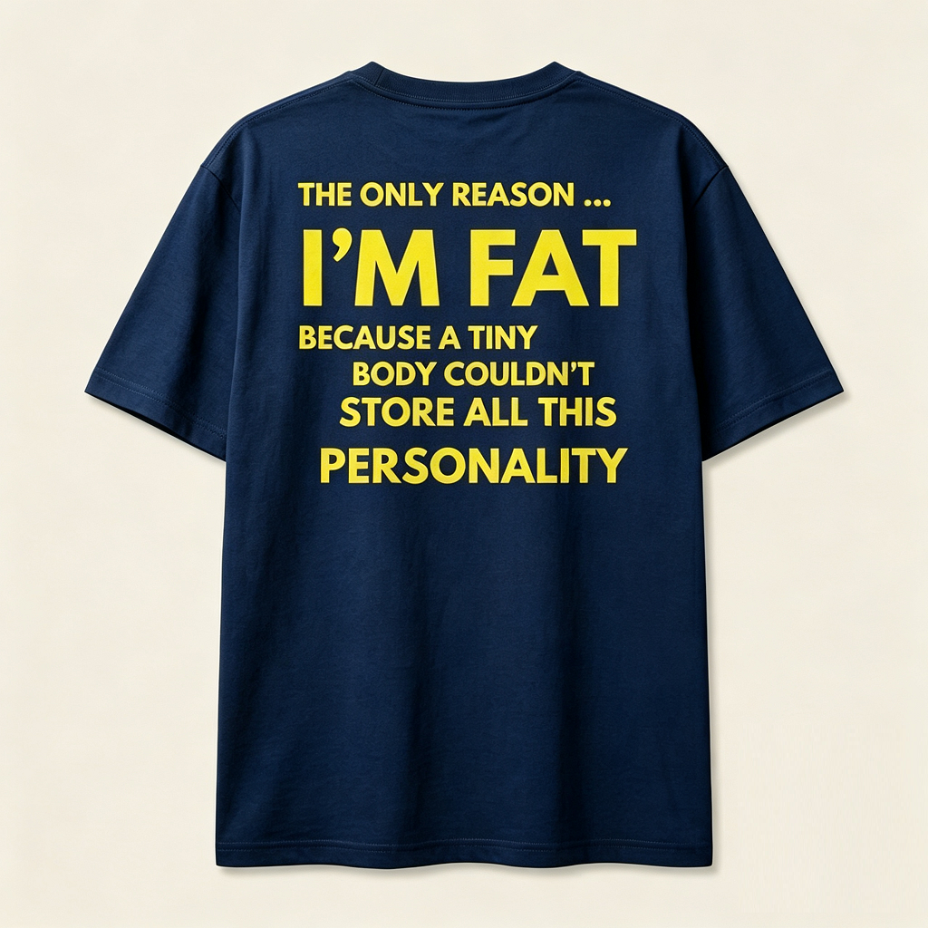 I'm Fat Because Of My Personality T-Shirt