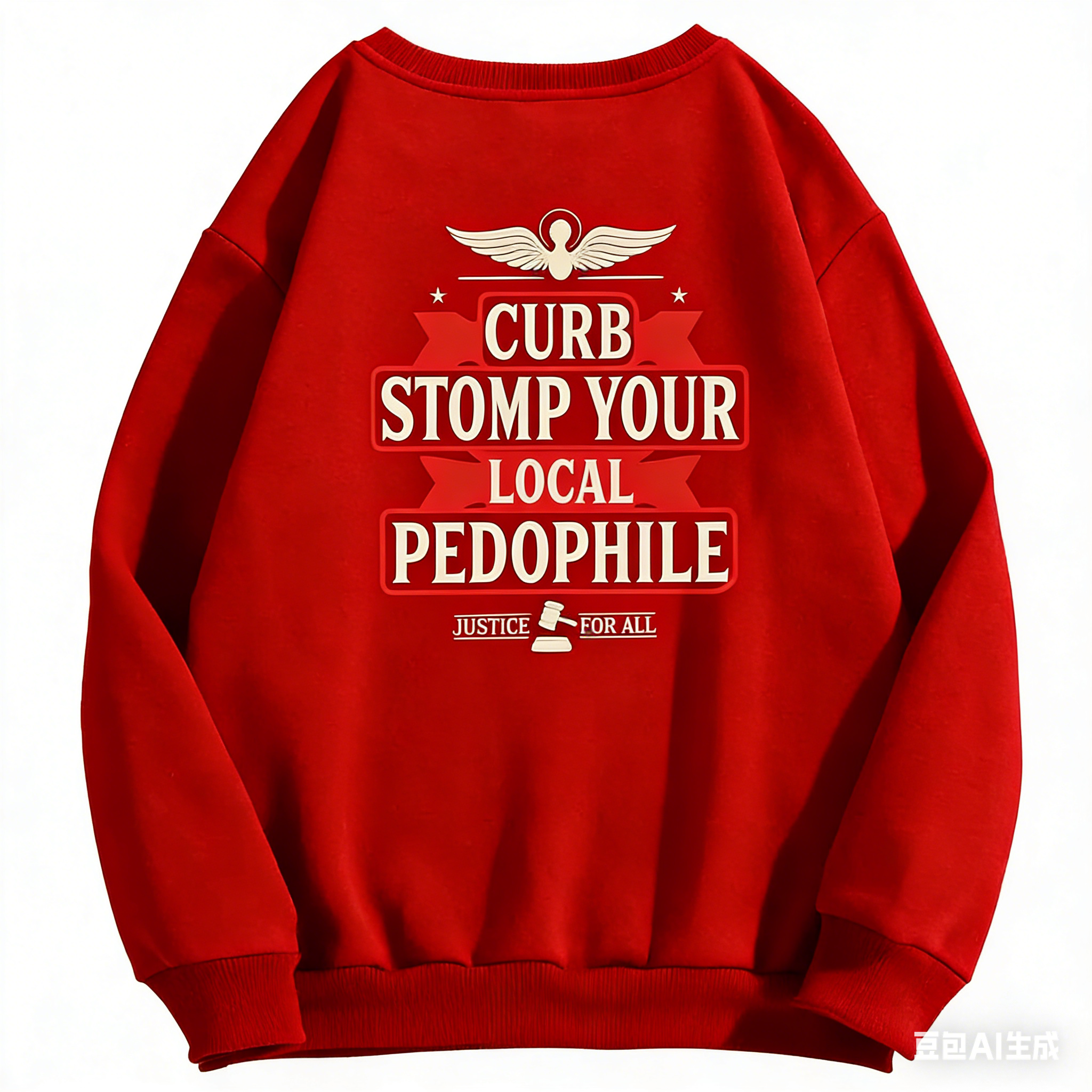 CURB STOMP P3do Printed Men's T-shirt Graphic Sweatshirt/Hoodie , Gift For Him