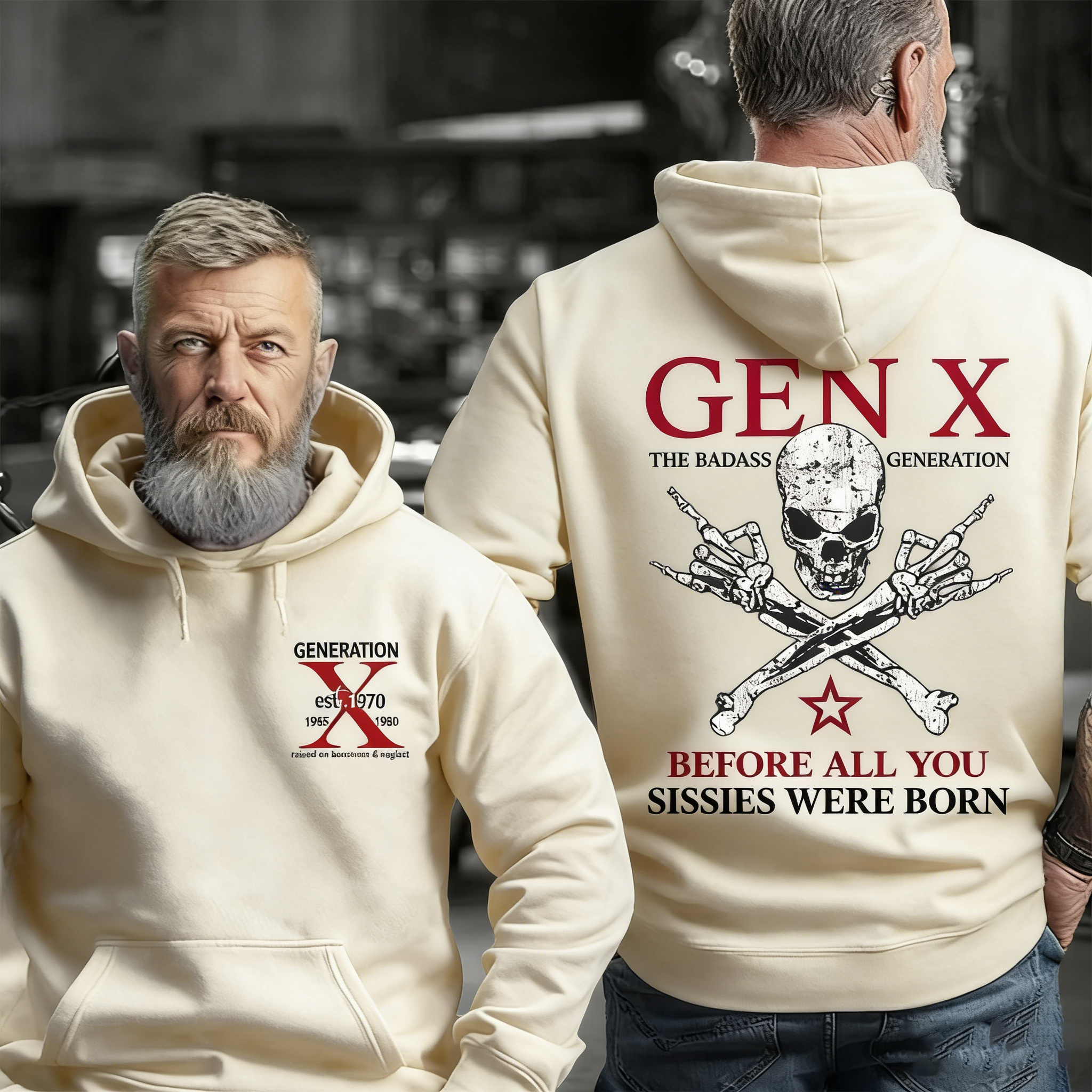 Generation X Badass Generation Unisex  T-shirt/Hoodie