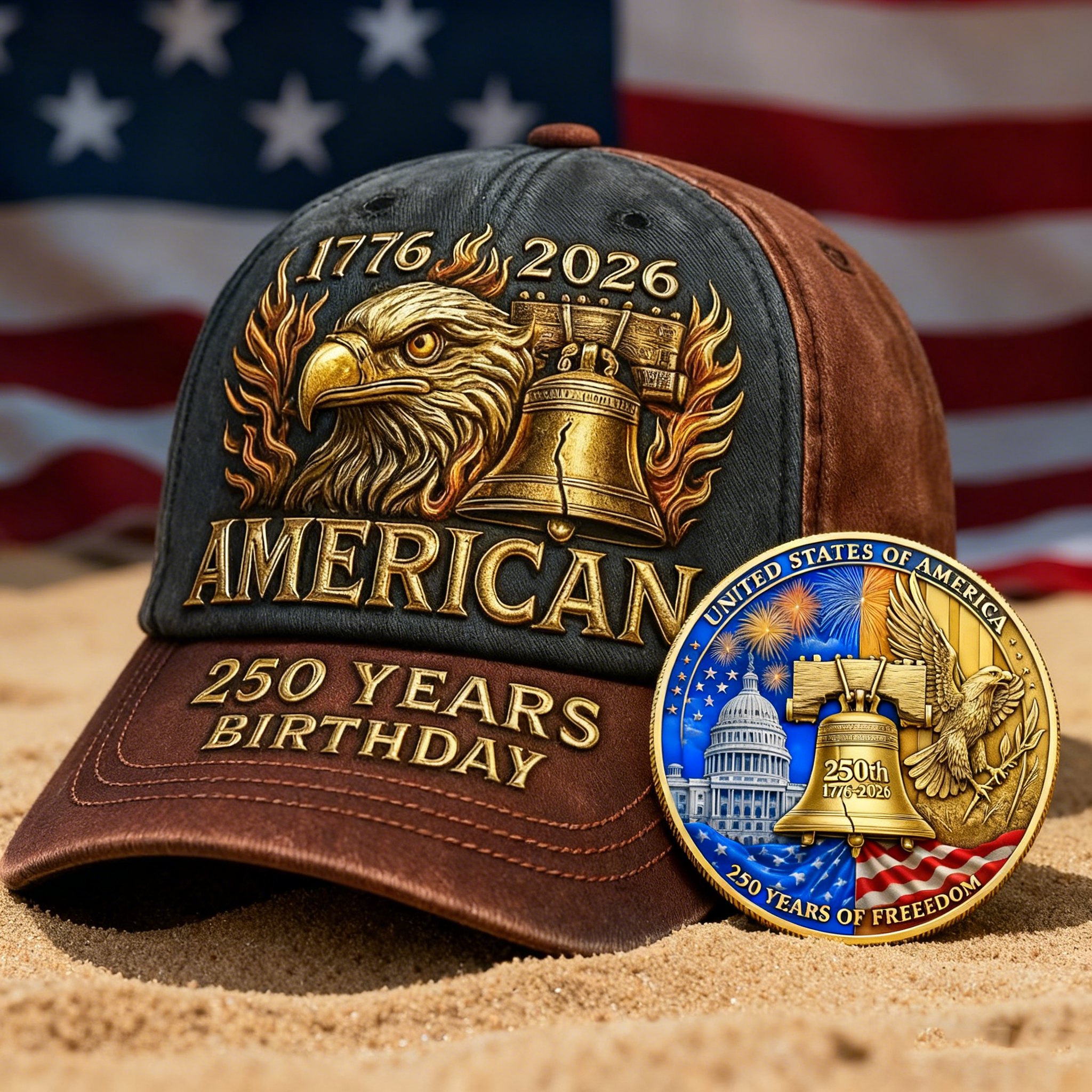 American 250th Anniversary Commemorative Hat