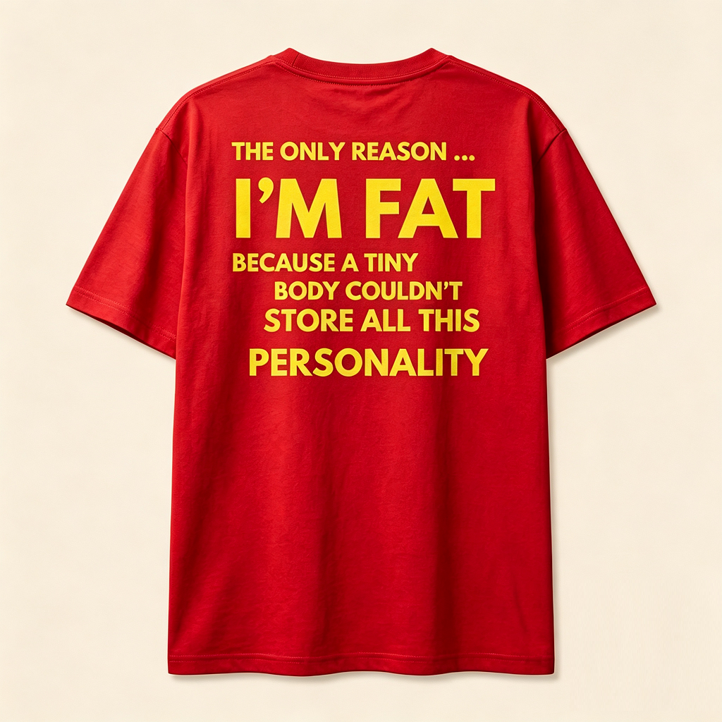 I'm Fat Because Of My Personality T-Shirt