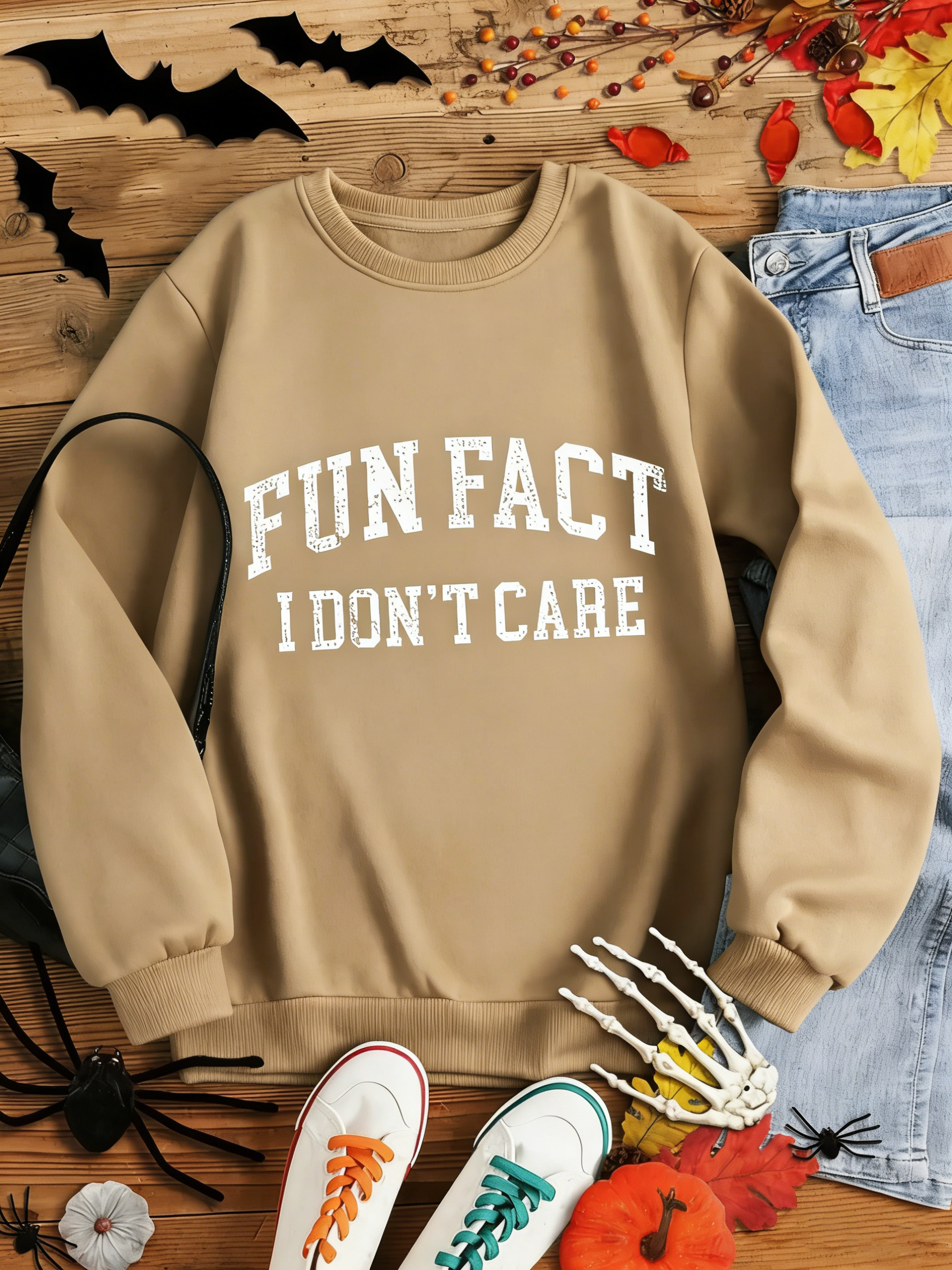 "Fun Fact I Don't Care" T-shirt Sweatshirt