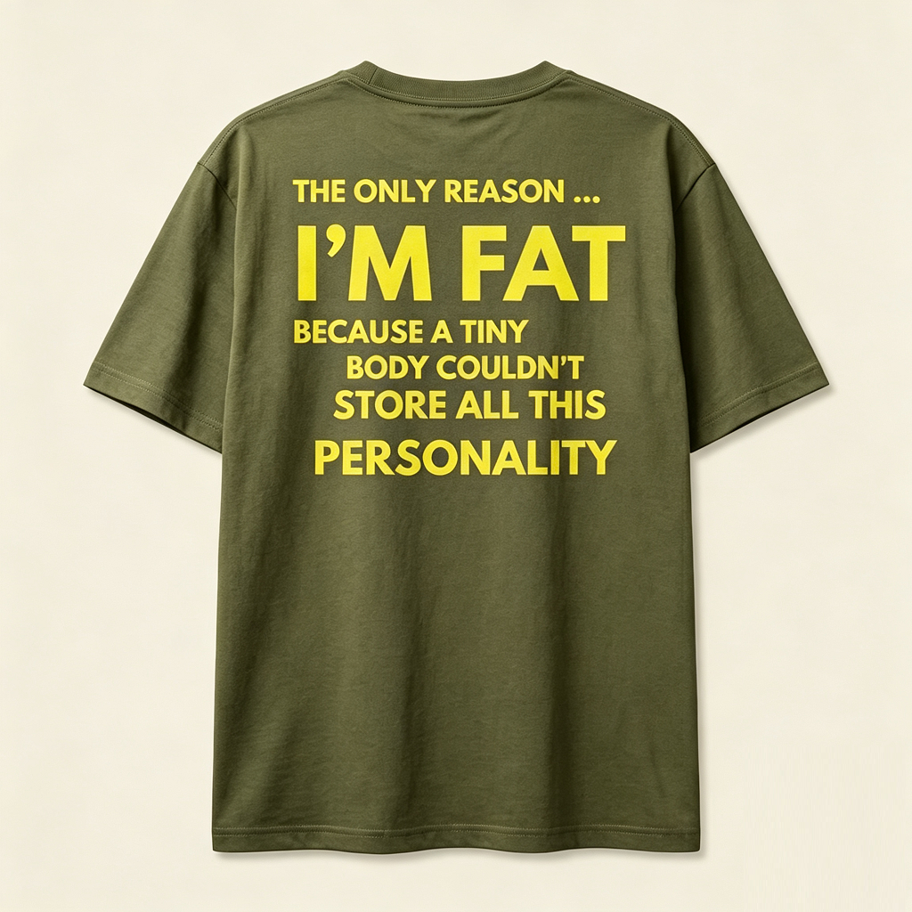 I'm Fat Because Of My Personality T-Shirt