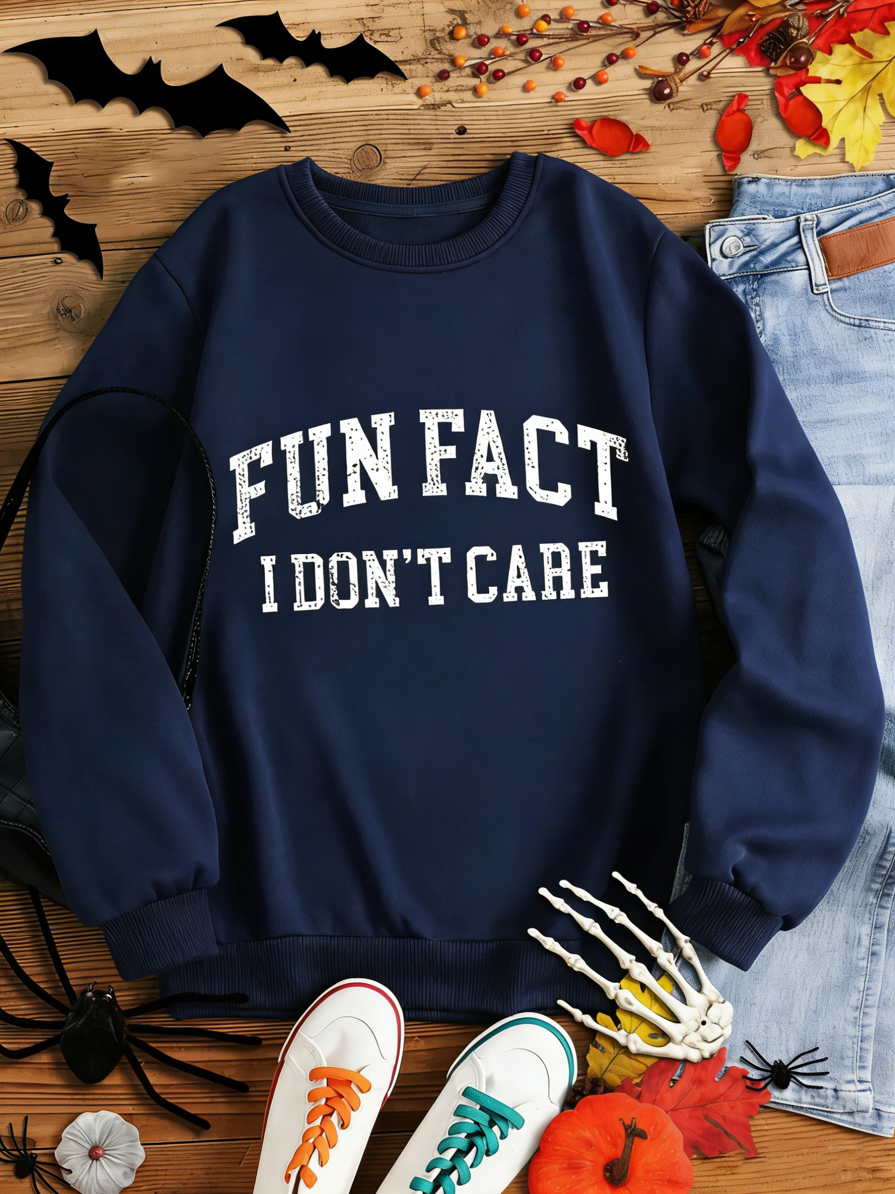"Fun Fact I Don't Care" T-shirt Sweatshirt