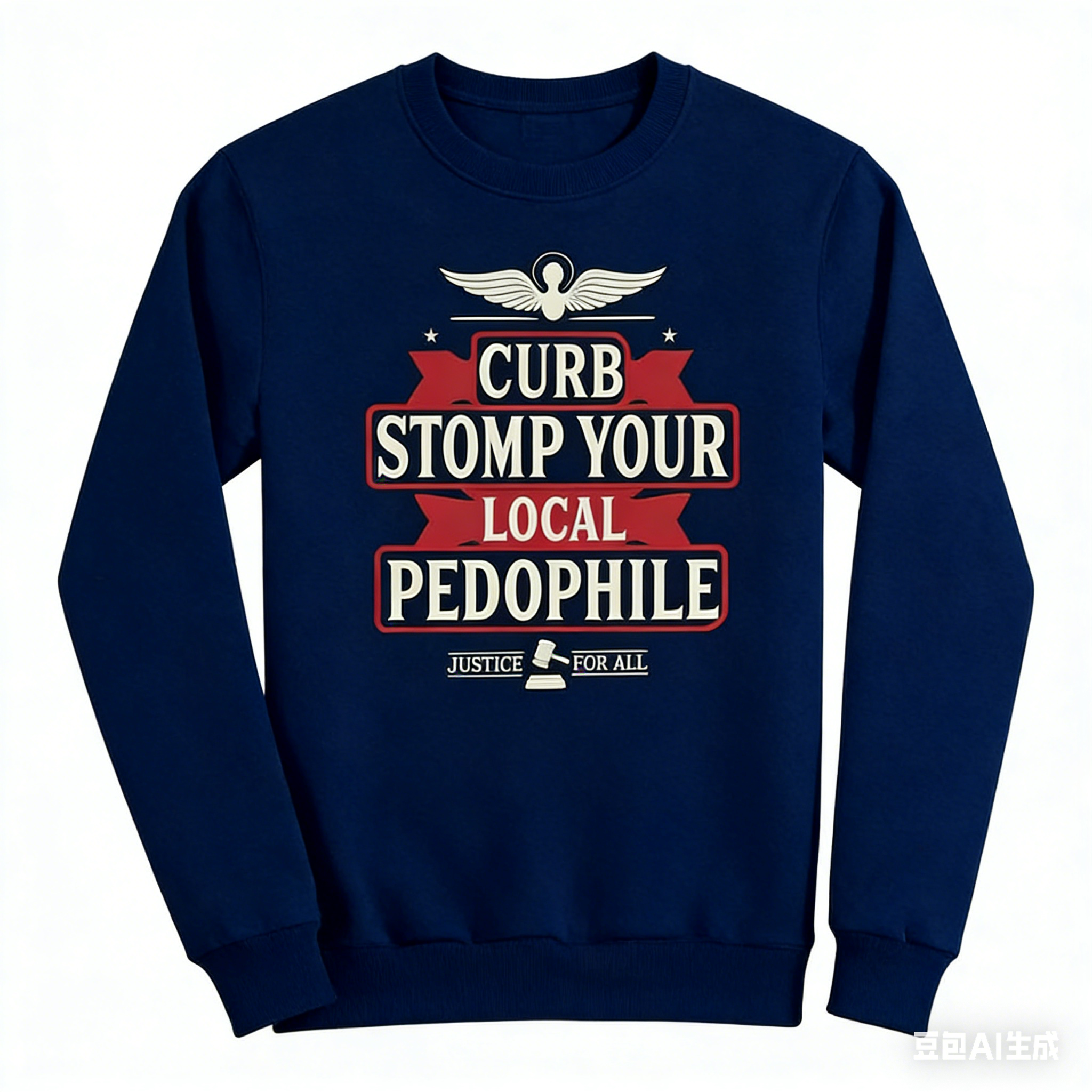 CURB STOMP P3do Printed Men's T-shirt Graphic Sweatshirt/Hoodie , Gift For Him