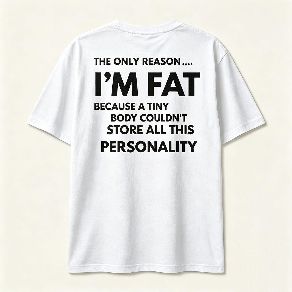 I'm Fat Because Of My Personality T-Shirt