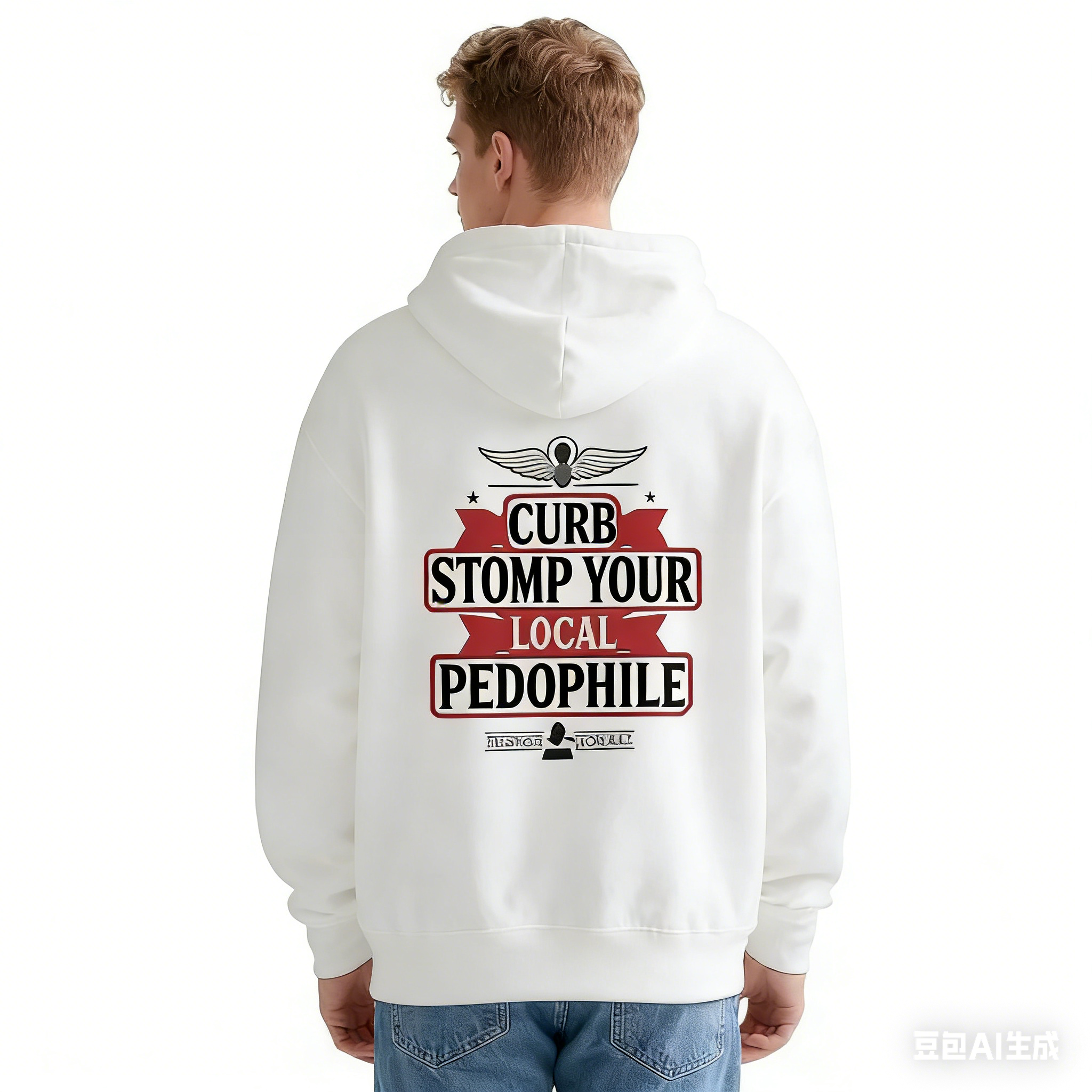 CURB STOMP P3do Printed Men's T-shirt Graphic Sweatshirt/Hoodie , Gift For Him