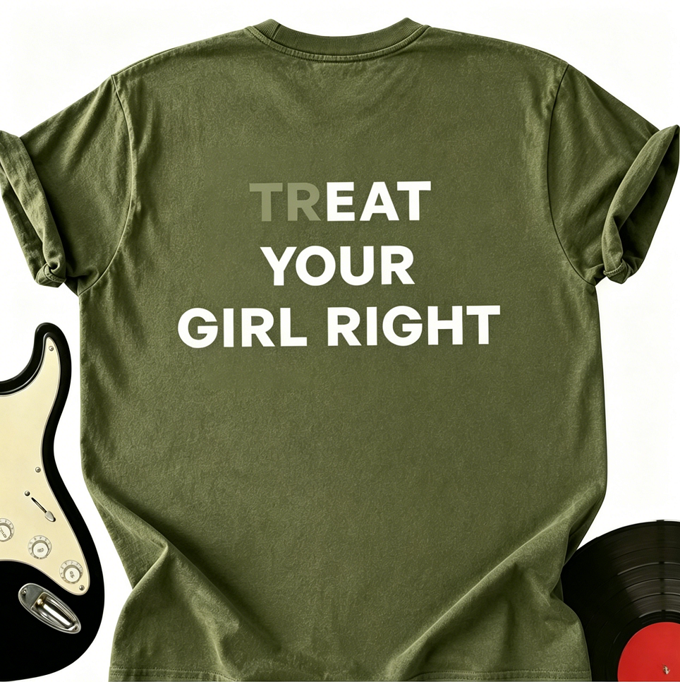 Funny Aesthetic Treat Eat Your Girl Right Streetwear Vintage T-Shirt
