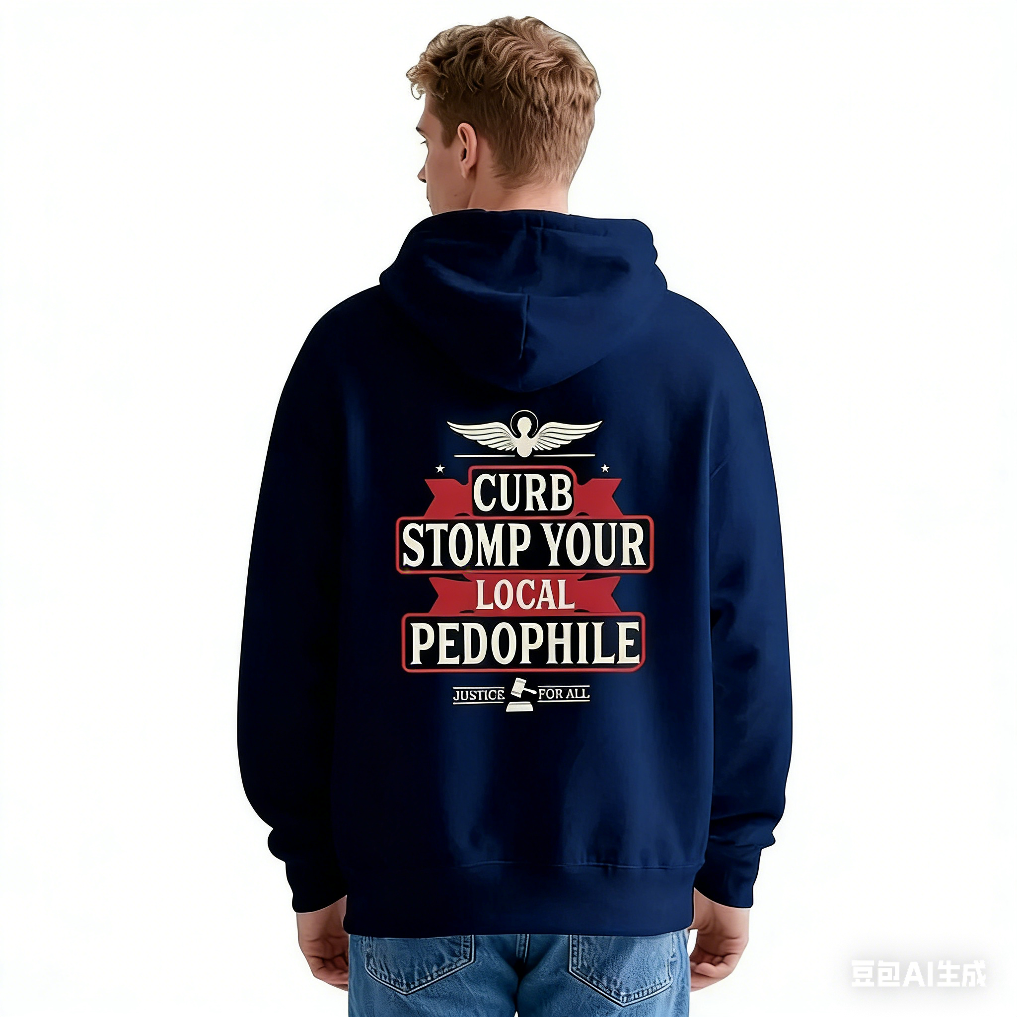 CURB STOMP P3do Printed Men's T-shirt Graphic Sweatshirt/Hoodie , Gift For Him