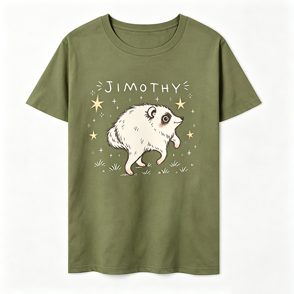 Jimothy Raccoon Viral Shirt, Short King Jimothy Tee.