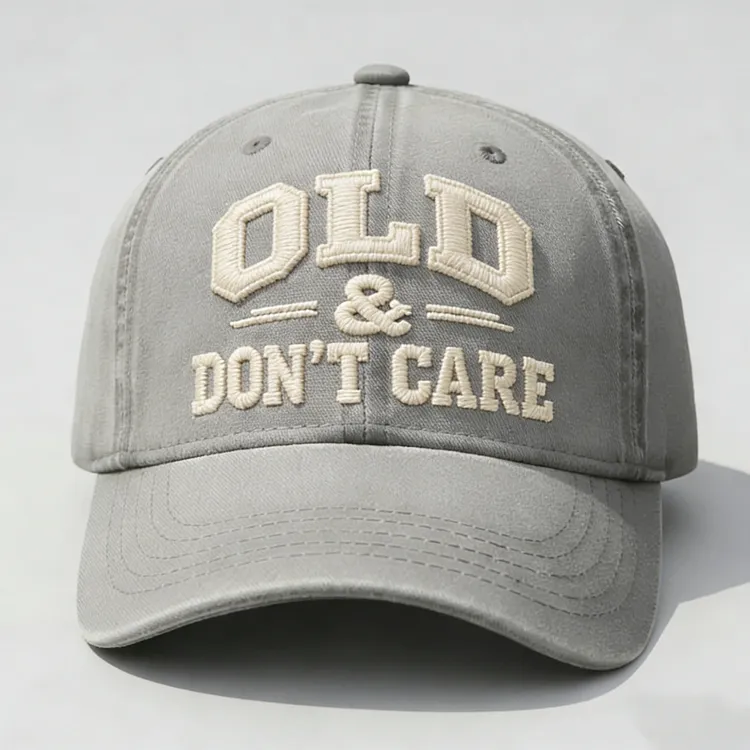 🧢2026 New Year Hot Sale 49% OFF 🔥Vintage DistressedOLD & DON’T CARECap