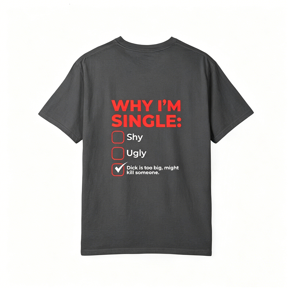 Why I'm Single Meme Shirt, Adult Humor Graphic Tee