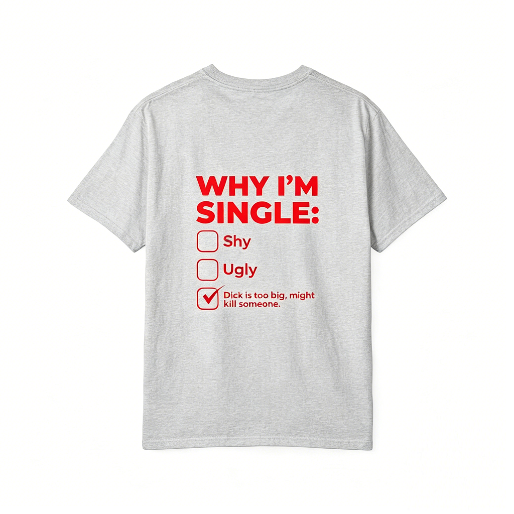 Why I'm Single Meme Shirt, Adult Humor Graphic Tee