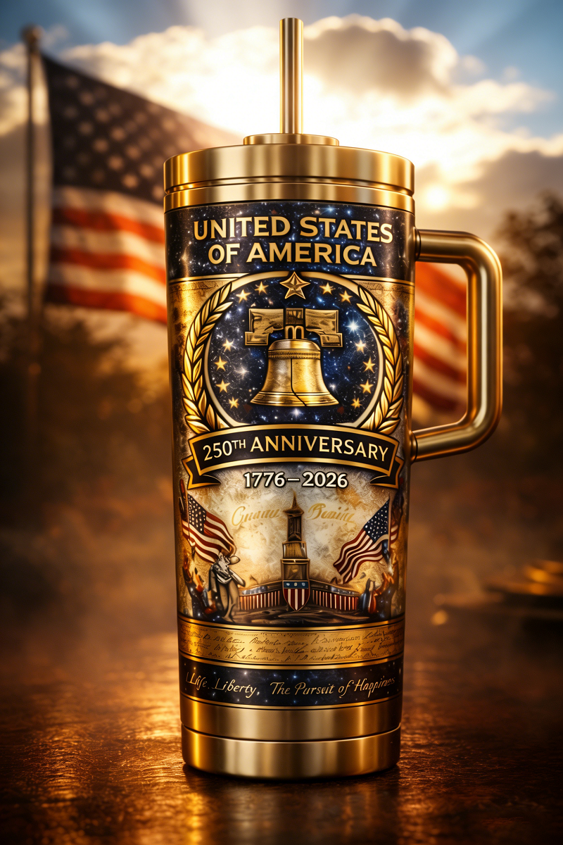 U.S. 250th Anniversary Commemorative Travel Tumbler