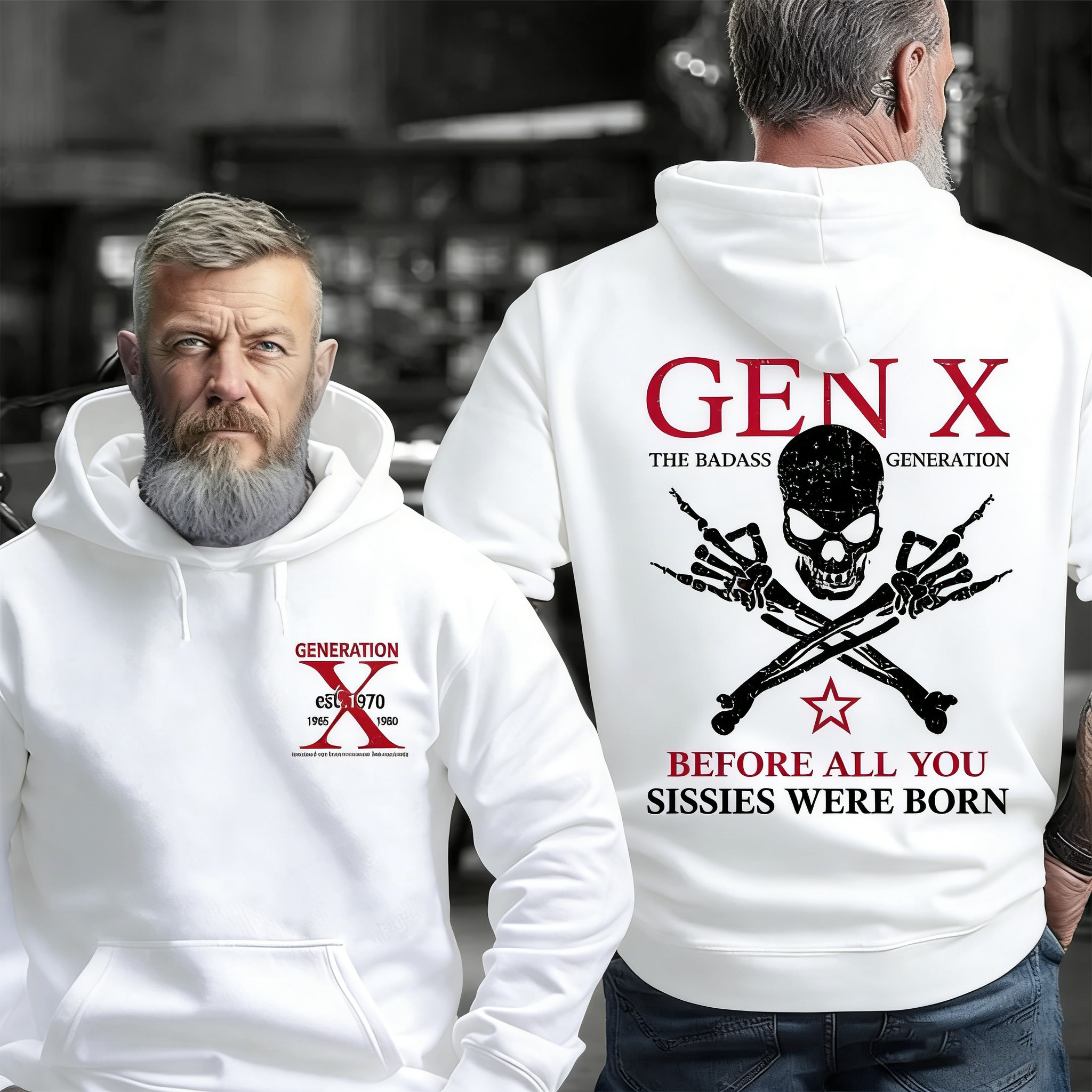 Generation X Badass Generation Unisex  T-shirt/Hoodie