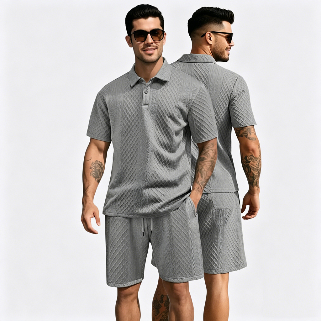 Monaco Ease™ textured Polo Set