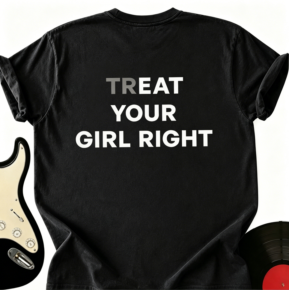 Funny Aesthetic Treat Eat Your Girl Right Streetwear Vintage T-Shirt
