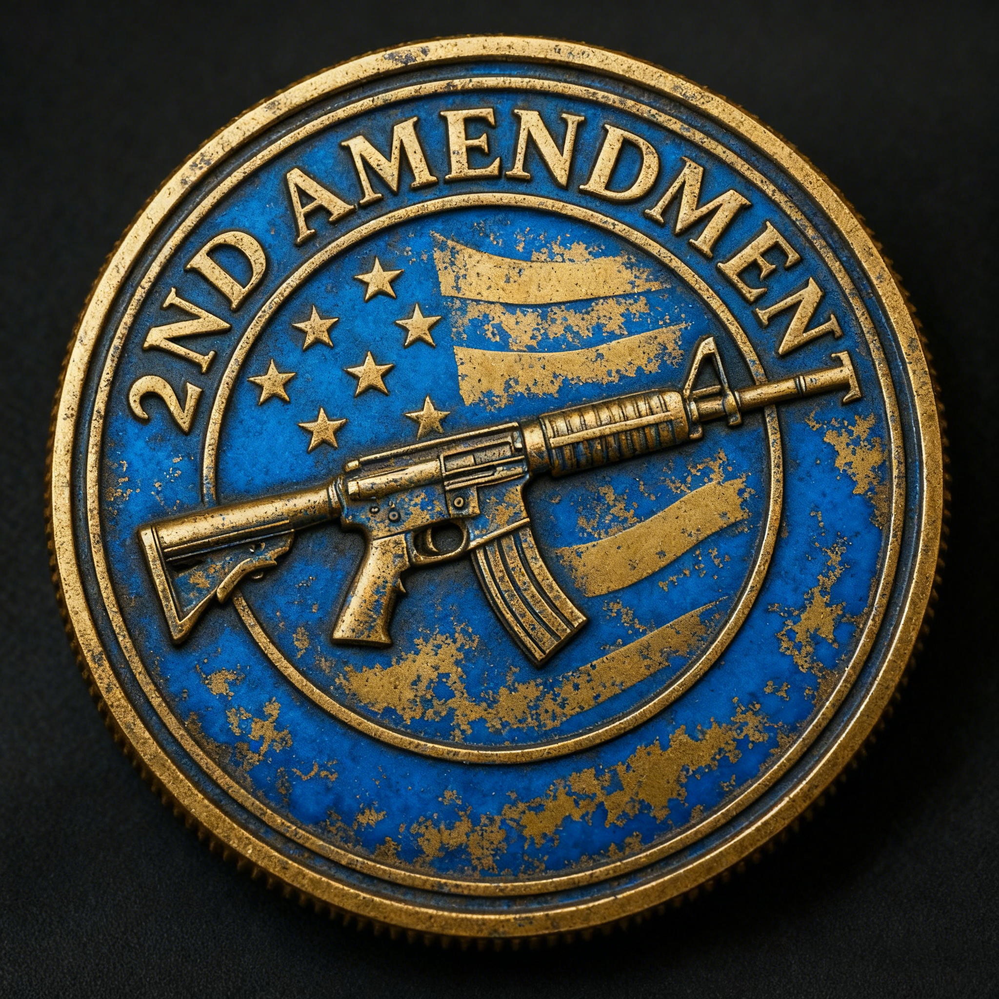 🔥 I Love Guns, Titties & Freedom – High-Relief Collectible Coin