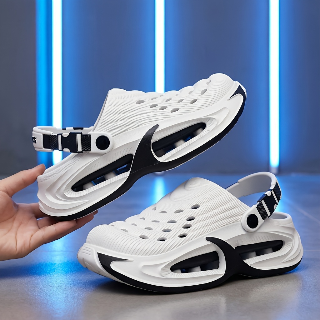 Non-Slip Thick Sole Hollow Breathable Cloud Cushion Slides