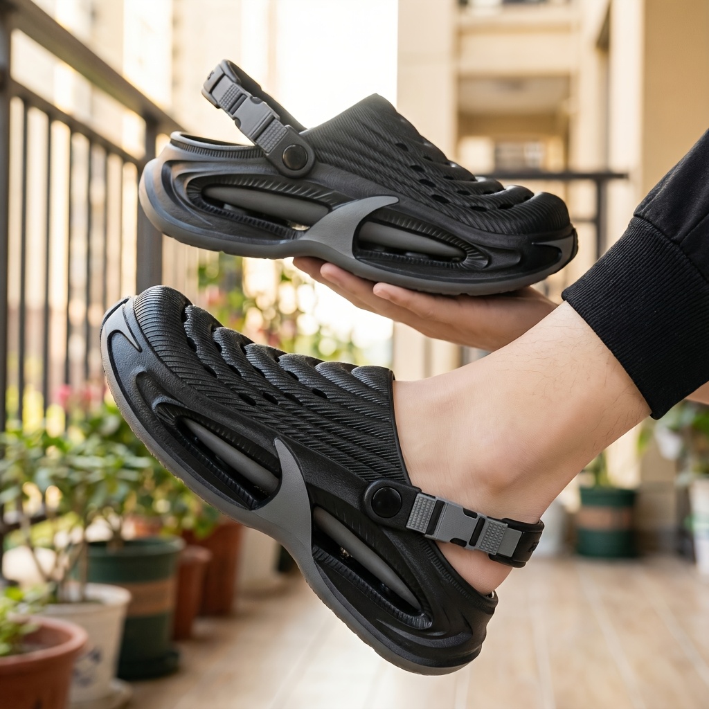 Non-Slip Thick Sole Hollow Breathable Cloud Cushion Slides