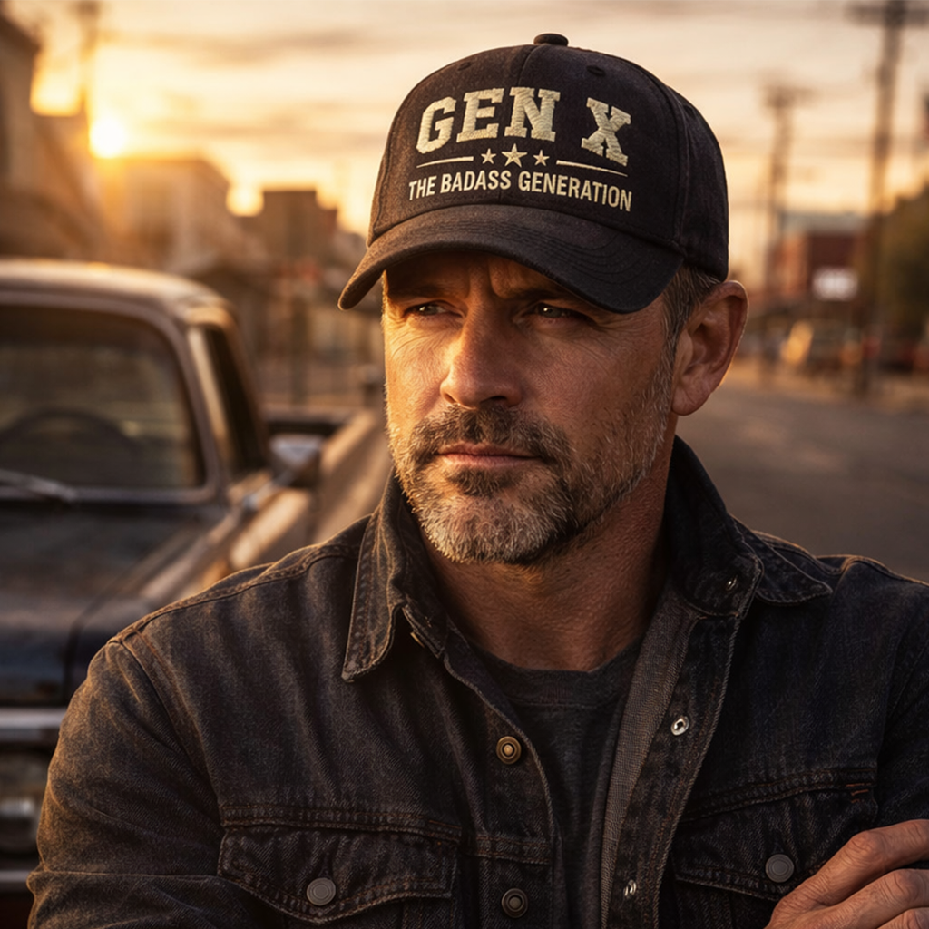 Gen X The Badass Generation Embroidery Cap