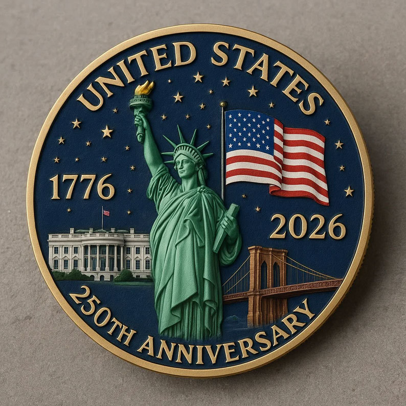 US 250th Anniversary Coin