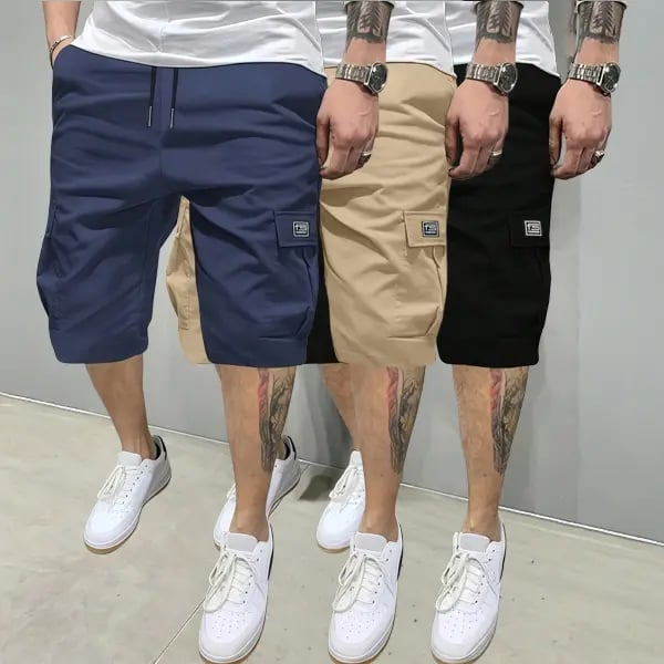 💖Hot 48% OFF🌹 Men’s Summer Lightweight Cargo Shorts – 3 Pack Multi-Pocket Casual Shorts 🌞🩳