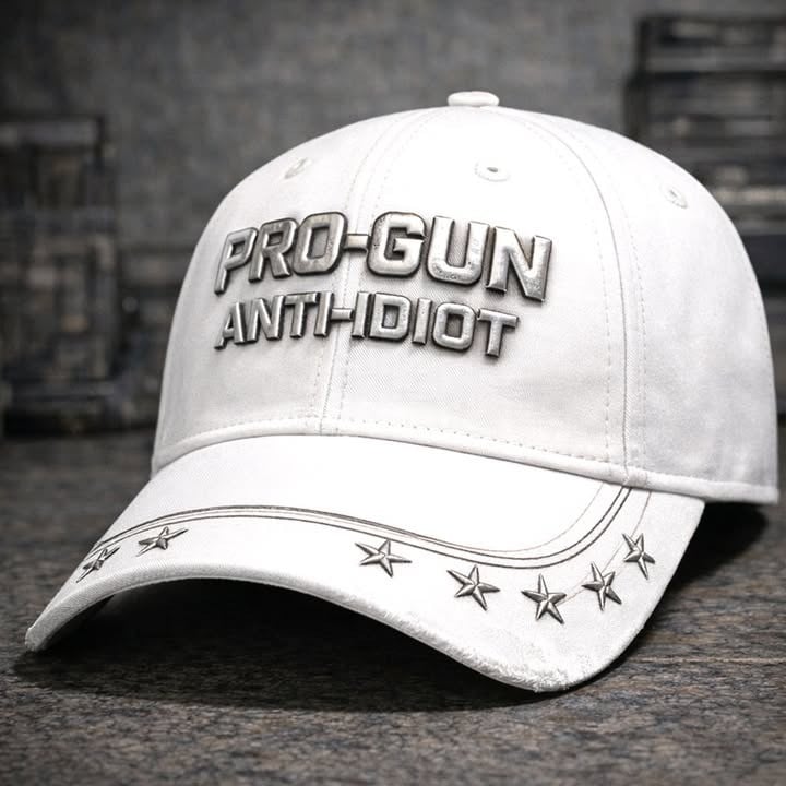 Pro Gun Anti Idiot Hat Hilarious Anti Stupidity Baseball Cap