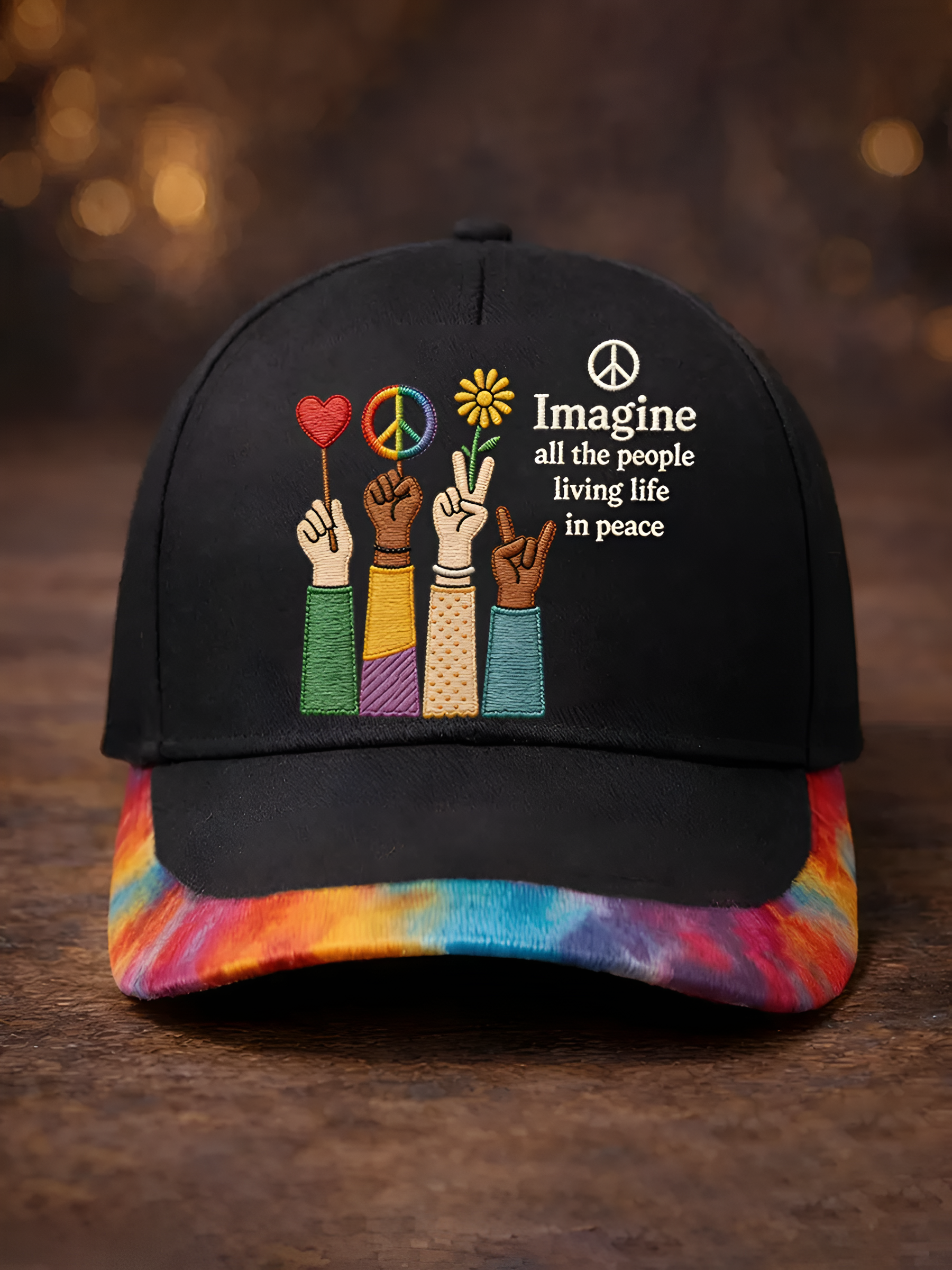 🌈 Imagine Peace Collection Hat 
