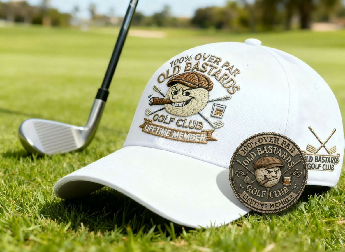 “OLD BASTARDS GOLF CLUB” Baseball cap