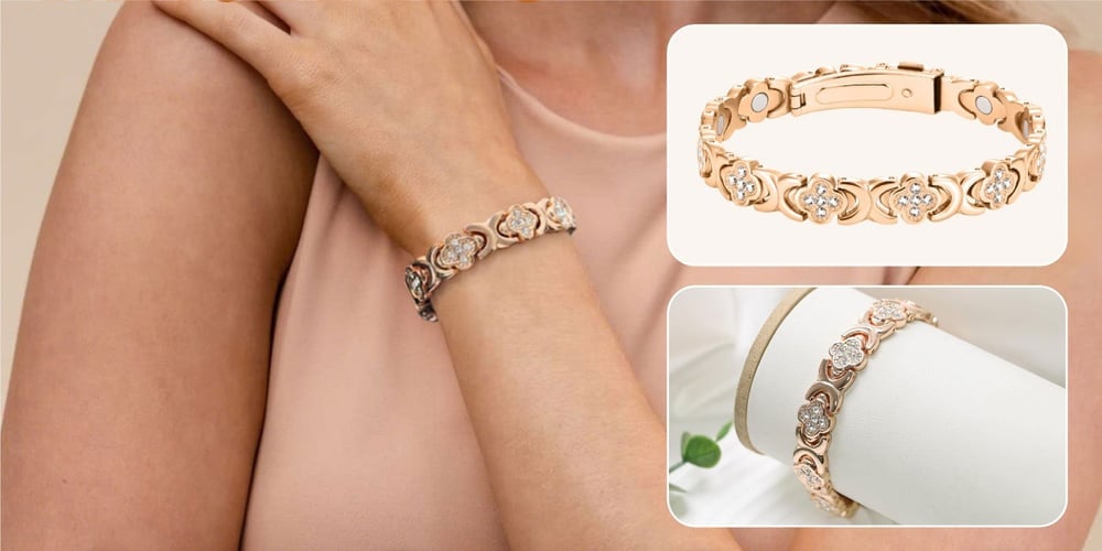 Flower Copper Bracelet - Embrace Timeless Beauty and Natural Wellness in One Elegant Accessory!