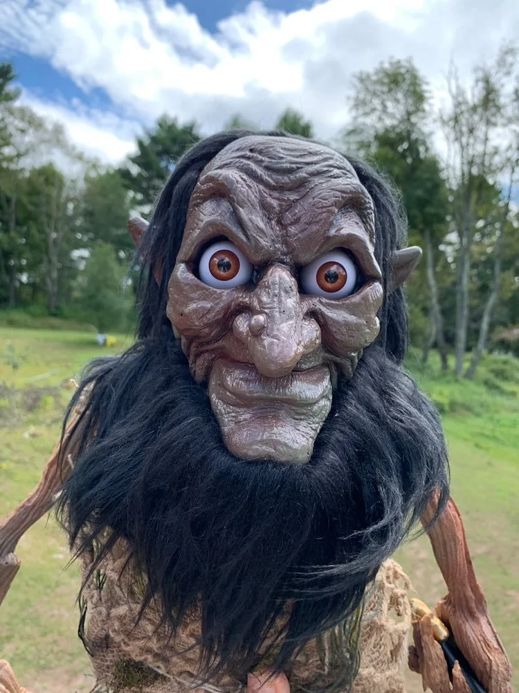 Giant Life-sized Fully Posable OOAK Goblin Creature Or Halloween Decoration